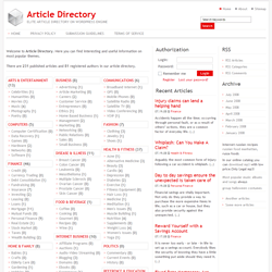 تعريب قالب Articlee Directory